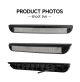 LED Awning Light 46W - Black casing - Emmitt Color: White Led - 9-32 Volts - WK-AL10-BK - AZLED